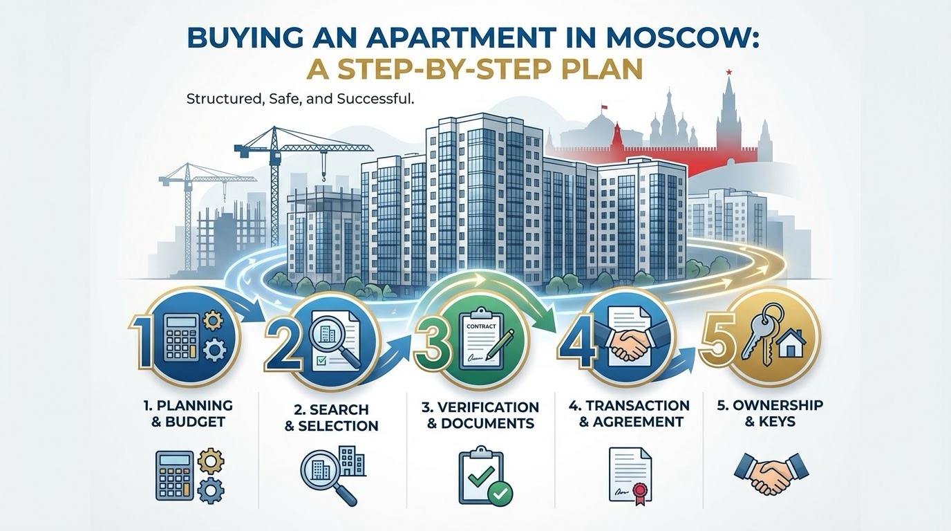 Пошаговый план выбора и сделки с новостройкой в Москве